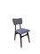 Restaurierte Stühle aus Blauer Wolle & Holz, 1960er, 4er Set 4