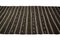 Long and Narrow Turkish Minimalist Striped Black and White Kilim Rug, 1960s, Image 5