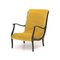 Mitzi Armchair in Ocher Velvet by Ezio Longhi for Elam, 1950s 1