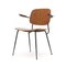 Soborg Chair with Armrests by Børge Mogensen for Fredericia, 1950s 10