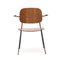 Soborg Chair with Armrests by Børge Mogensen for Fredericia, 1950s, Image 2