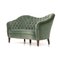 2-Sitzer Sofa in grünem Samt, 1940er 3