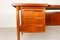 Danish Modern Freestanding Teak Desk, 1960s 14