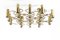 Large Brass Wall or Ceiling Lamp with 21 Lights from Leola, 1970s, Image 4