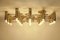 Large Brass Wall or Ceiling Lamp with 21 Lights from Leola, 1970s, Image 10