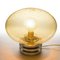 Mid-Century Modern Amber Glass Table Lamp from Doria Leuchten, Germany, 1970s, Image 3