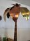 Large Hollywood Regency Palm Tree Brass Floor Lamp, Image 10