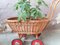 Small Bohemian Wicker Trolley 5