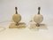 Egg-Shaped Table Lamps in Travertine by Philippe Barbier, 1960s, Set of 2 9