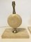 Egg-Shaped Table Lamps in Travertine by Philippe Barbier, 1960s, Set of 2 2