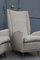 Armchairs in Gilded Aluminum & Velvet from ISA, 1950s, Set of 2 4
