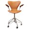 Seven Model 3217 Office Chair by Arne Jacobsen and Fritz Hansen 1