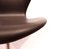 Black Leather Seven Model 3117 Office Chair by Arne Jacobsen and Fritz Hansen, Image 5