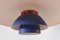 Blue PH4 Pendant by Poul Henningsen for Louis Poulsen, Image 4