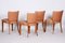 Walnut Art Deco Chairs, Czechoslovakia, 1920s, Set of 4 6