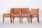 Walnut Art Deco Chairs, Czechoslovakia, 1920s, Set of 4 4