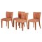Walnut Art Deco Chairs, Czechoslovakia, 1920s, Set of 4, Image 1