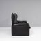 Maralunga Black Leather Sofa by Vico Magistretti for Cassina, Image 9