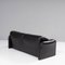 Maralunga Black Leather Sofa by Vico Magistretti for Cassina, Image 10