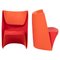 Chaises Nona Rota Orange par Ron Arad pour Cappellini, Set de 2 1