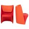 Nona Rota Orange Chairs by Ron Arad for Cappellini, Set of 2 1