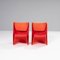 Nona Rota Orange Chairs by Ron Arad for Cappellini, Set of 2 2