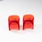 Nona Rota Orange Chairs by Ron Arad for Cappellini, Set of 2 4