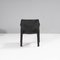 Cab Black Leather Carver Dining Chairs by Mario Bellini for Cassina, Set of 4, Image 11