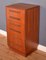 Teak Fresco Tall Teak Chest of Drawers by Victor Wilkins for G-Plan, 1960s, Image 5