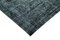 Black Overdyed Large Area Rug, Image 4