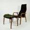 Chaise Lamino Scandinave en Teck et Peau de Mouton par Yngve Ekstrom pour Swedese, Set de 2 2