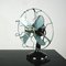 Vintage Industrial Art Deco Table Fan from Marelli, Italy 2