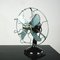 Vintage Industrial Art Deco Table Fan from Marelli, Italy, Image 2