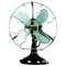 Vintage Industrial Art Deco Table Fan from Marelli, Italy 1