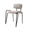 Italienische Stühle aus schwarz lackiertem Eisen & grauem Samt, 1970er, 4er Set 2