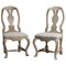 Northern Swedish Rococo Pine Chairs, Set of 2, Image 1