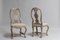 Northern Swedish Rococo Pine Chairs, Set of 2 4