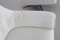 Butacas giratorias italianas de cuero blanco, años 80. Juego de 2, Imagen 12