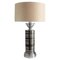 Italian Ceramic Table Lamp in Platinum Glaze by Aldo Londi, 1970s, Image 1