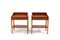 Tables de Chevet Mid-Century en Teck, Danemark, Set de 2 3