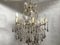 Lámpara de araña Maria Theresa de cristal, años 40, Imagen 8