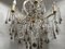Lámpara de araña Maria Theresa de cristal, años 40, Imagen 11