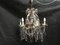 Lámpara de araña Maria Theresa de cristal, años 40, Imagen 3
