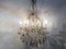 Lámpara de araña Maria Theresa de cristal, años 40, Imagen 5