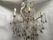 Lámpara de araña Maria Theresa de cristal, años 40, Imagen 6