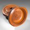 Victorian English Carved Lidded Treen Bowls in Yew, 1900s, Set of 2, Image 11