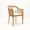 Scandinavian Art Nouveau Birch Armchair, Early 1900s 3