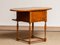 Early 20th Century Swedish Birch and Mahogany Drop-Leaf Pembroke Drawer Table, Image 6