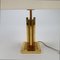 24K Gold-Plated Table Lamp, 1970s 4