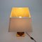Lámpara de mesa bañada en oro de 24 quilates, años 70, Imagen 3